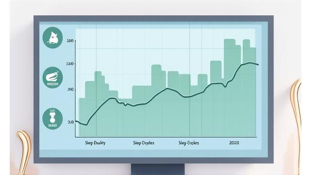 Scientific graph showing sleep cycles and deep sleep phases, indicating a detailed sleep analysis.